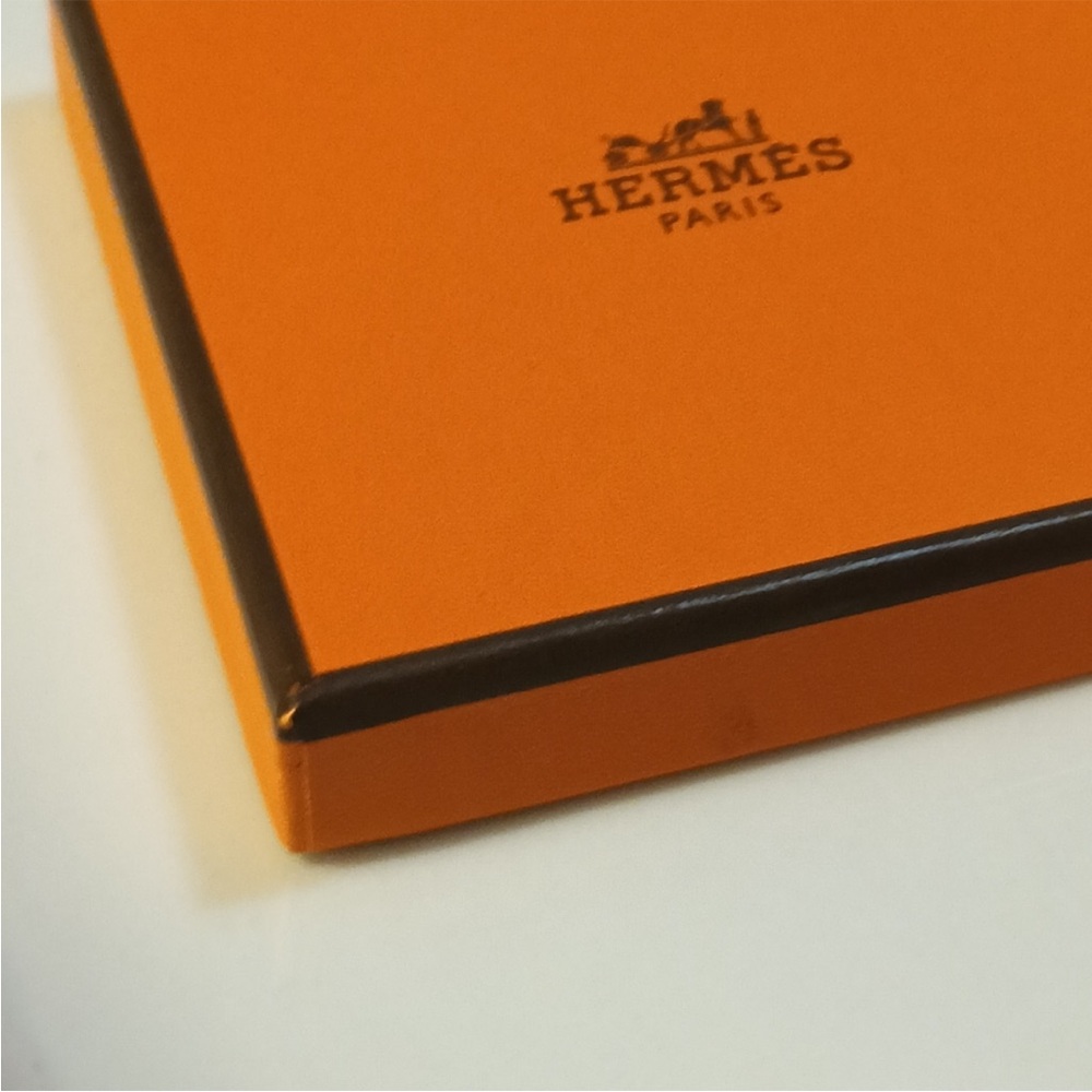 Hermés Double Tour Bracelet Natural Leather and Silver - Picture 3 of 9
